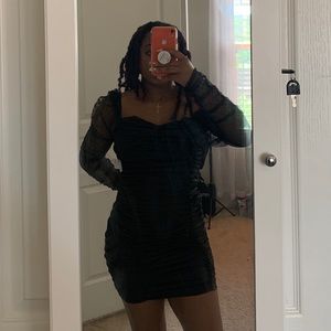 Black Long-Sleeve Dress